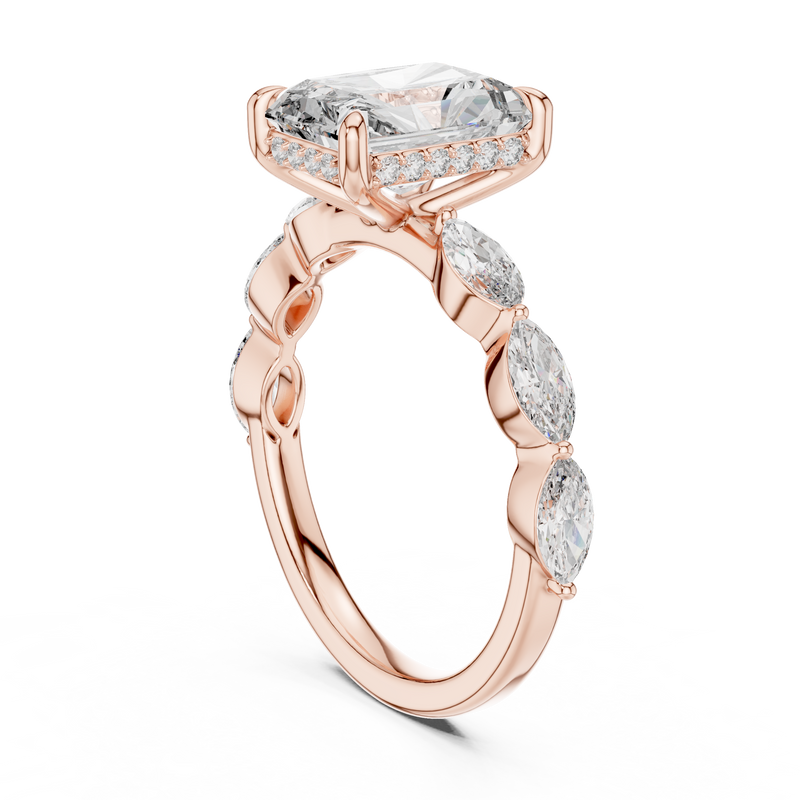 Ladies Ring 9#10006L_02 - Rose Gold - Image
