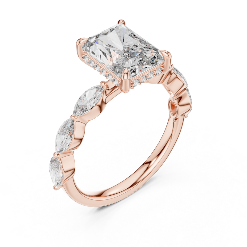 Ladies Ring 9#10006L_02 - Rose Gold - Image