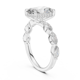 Ladies Ring 9#10006L_02 - White Gold - Image