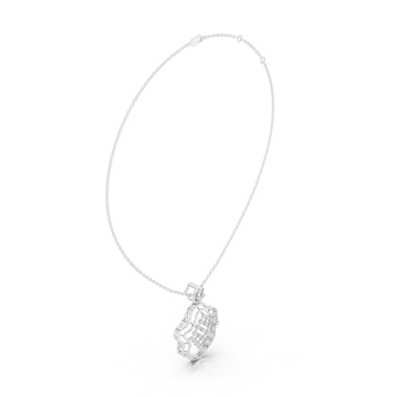 Pendant 9#10006P@7 - White Gold - Image