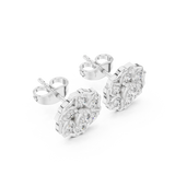 Earring 9#10007E@7 - White Gold - Image