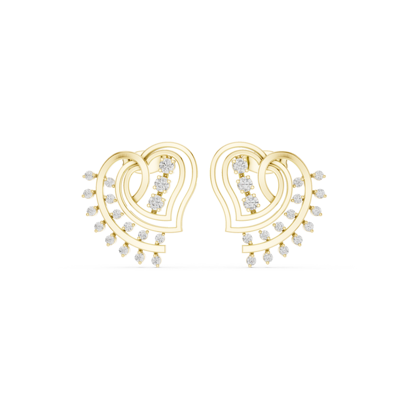 Earring 9#10007PE@7 - Yellow Gold - Image