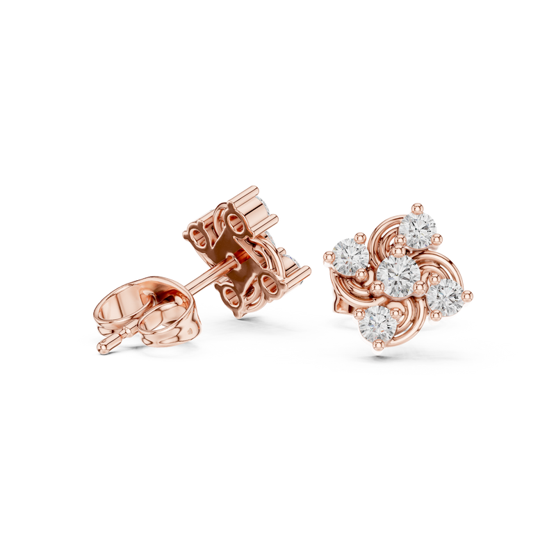 Earring 9#10008E - Rose Gold - Image