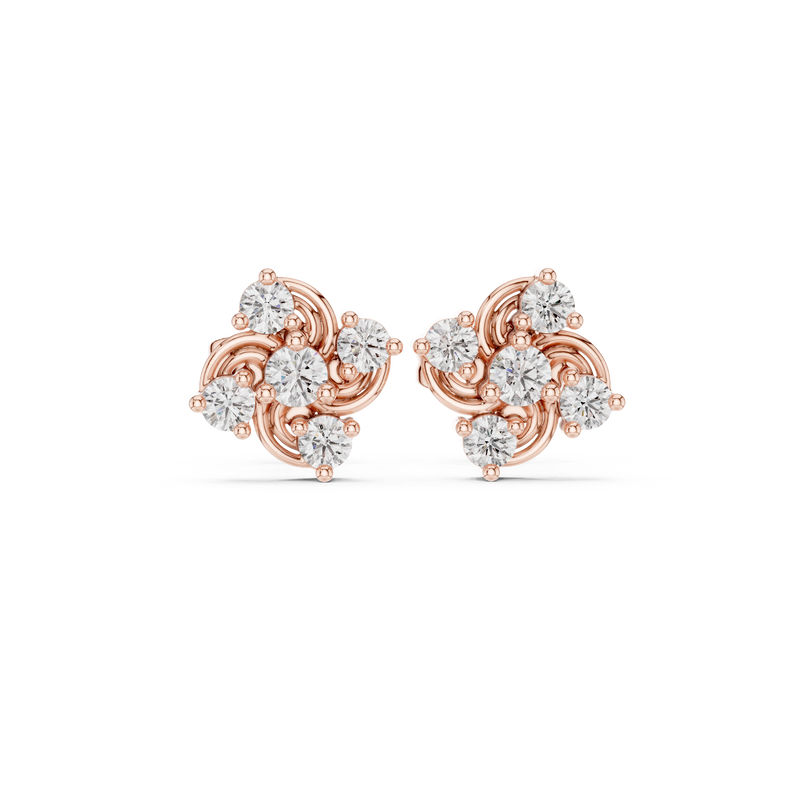 Earring 9#10008E - Rose Gold - Image
