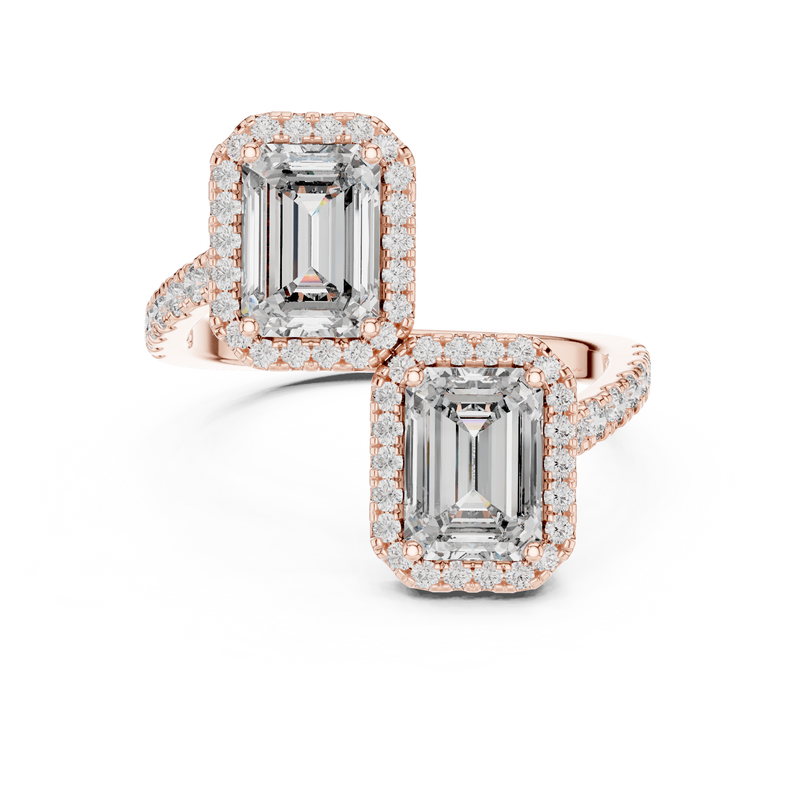 Ladies Ring 9#10008L_15@7 - Rose Gold - Image