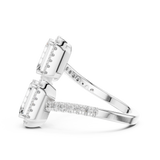Ladies Ring 9#10008L_15@7 - White Gold - Image