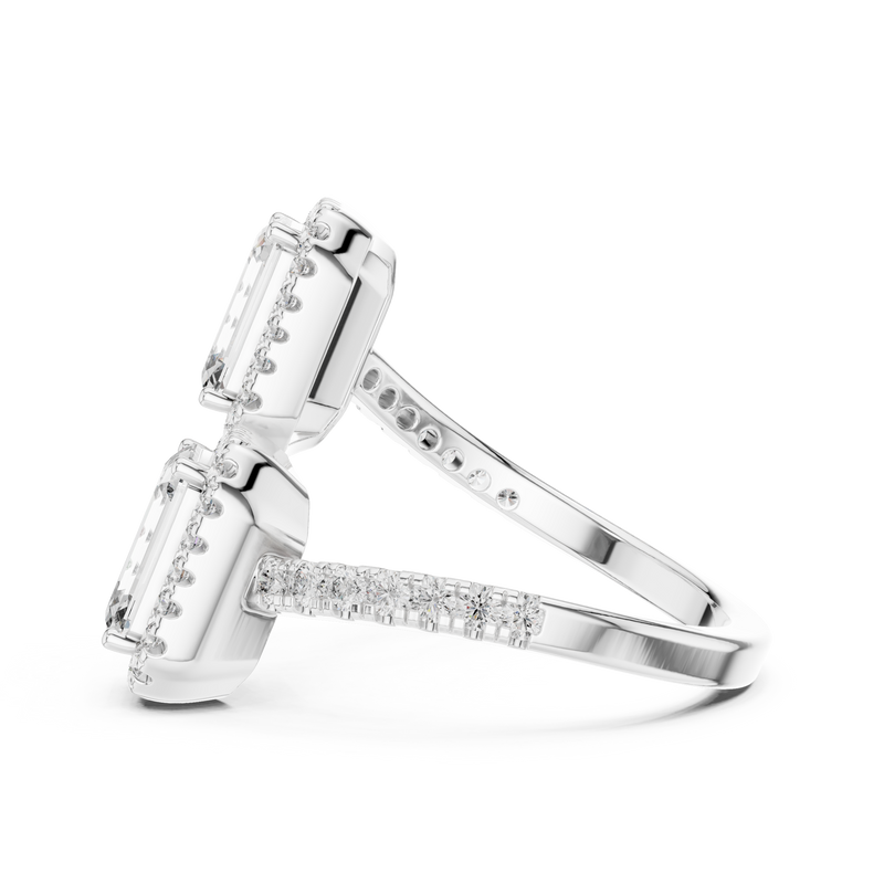 Ladies Ring 9#10008L_15@7 - White Gold - Image