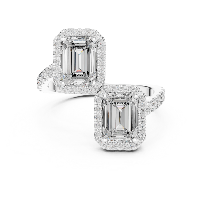 Ladies Ring 9#10008L_15@7 - White Gold - Image
