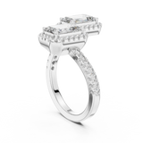 Ladies Ring 9#10008L_15@7 - White Gold - Image