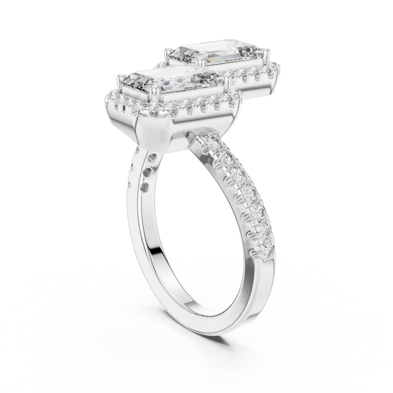 Ladies Ring 9#10008L_15@7 - White Gold - Image