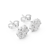 Earring 9#10009E - White Gold - Image