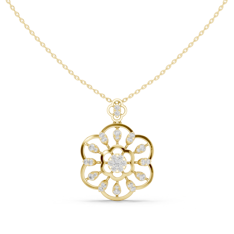 Pendant 9#10009P@7 - Yellow Gold - Image
