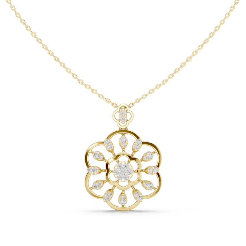 Pendant 9#10009P@7 - Yellow Gold - Image