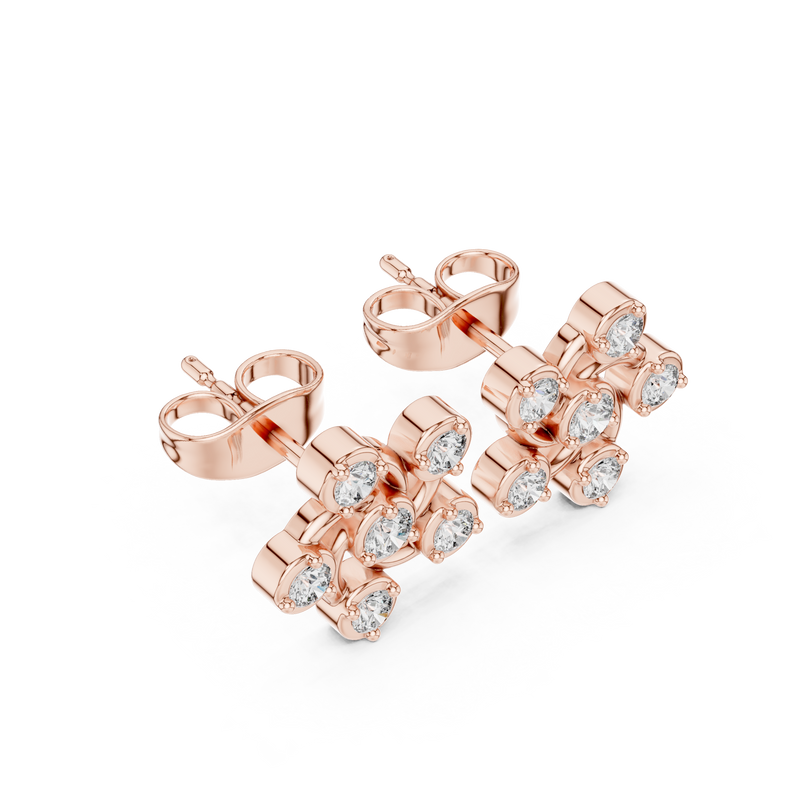 Earring 9#10010E - Rose Gold - Image