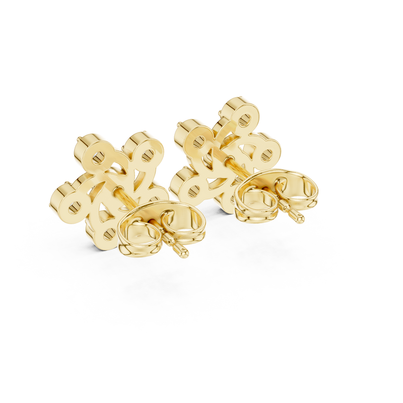 Earring 9#10010E - Yellow Gold - Image