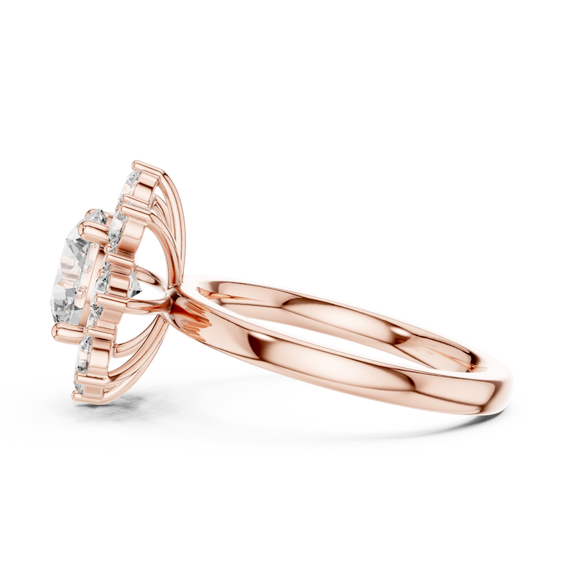 Ladies Ring 9#10010L_24@7 - Rose Gold - Image