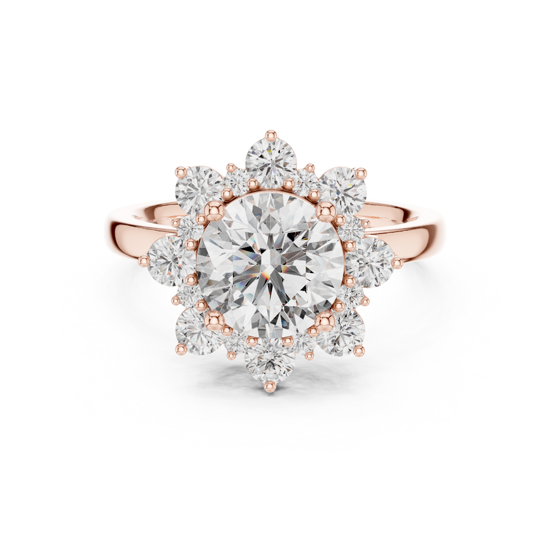 Ladies Ring 9#10010L_24@7 - Rose Gold - Image