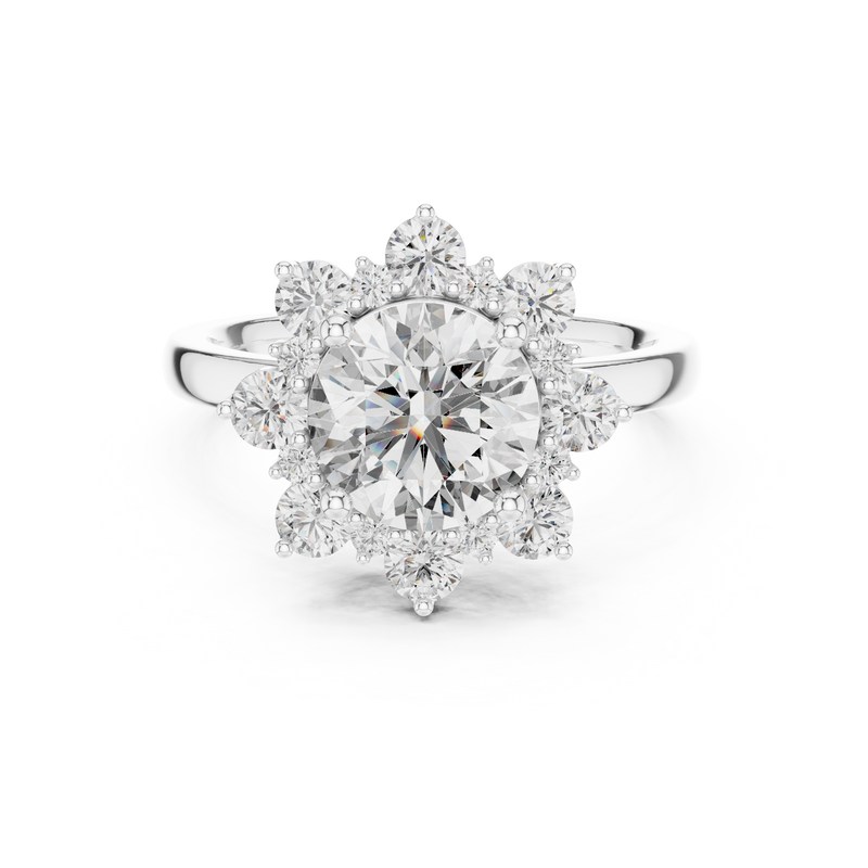 Ladies Ring 9#10010L_24@7 - White Gold - Image