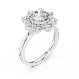 Ladies Ring 9#10010L_24@7 - White Gold - Image