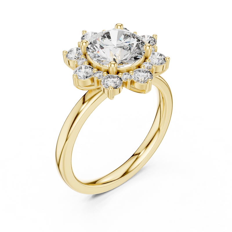 Ladies Ring 9#10010L_24@7 - Yellow Gold - Image
