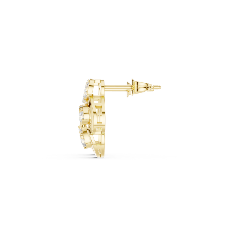 Earring 9#10010PE@7 - Yellow Gold - Image