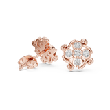 Earring 9#10011E@7 - Rose Gold - Image