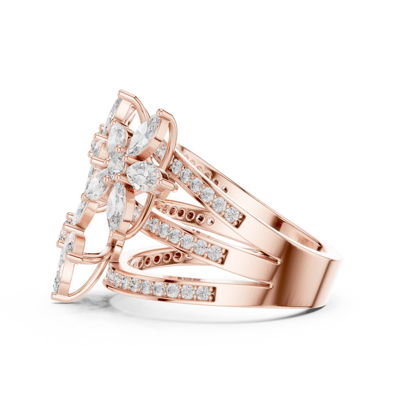 Ladies Ring 9#10011L_26@7 - Rose Gold - Image
