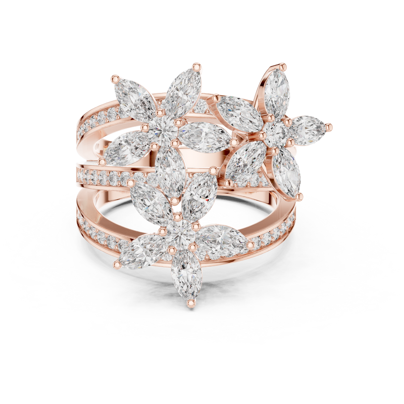Ladies Ring 9#10011L_26@7 - Rose Gold - Image