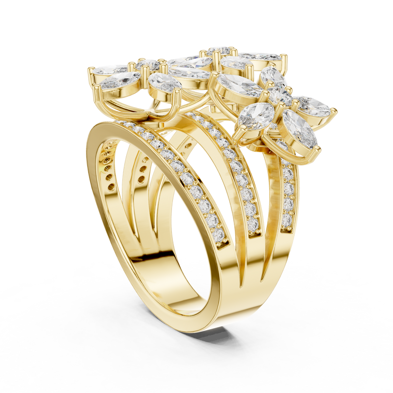 Ladies Ring 9#10011L_26@7 - Yellow Gold - Image
