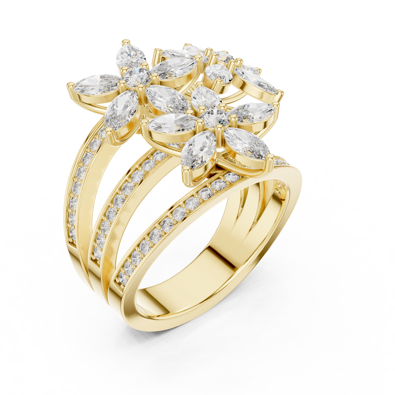 Ladies Ring 9#10011L_26@7 - Yellow Gold - Image