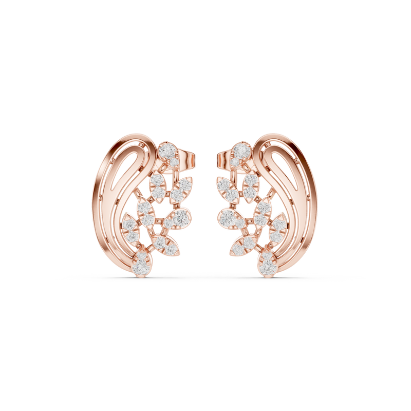 Earring 9#10011PE@7 - Rose Gold - Image