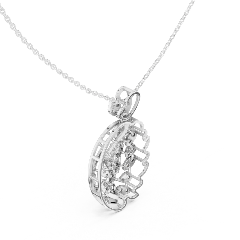 Pendant 9#10011P@7 - White Gold - Image