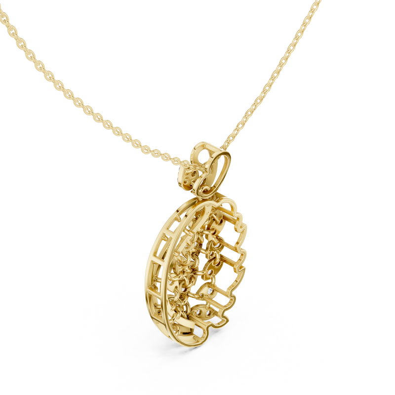 Pendant 9#10011P@7 - Yellow Gold - Image