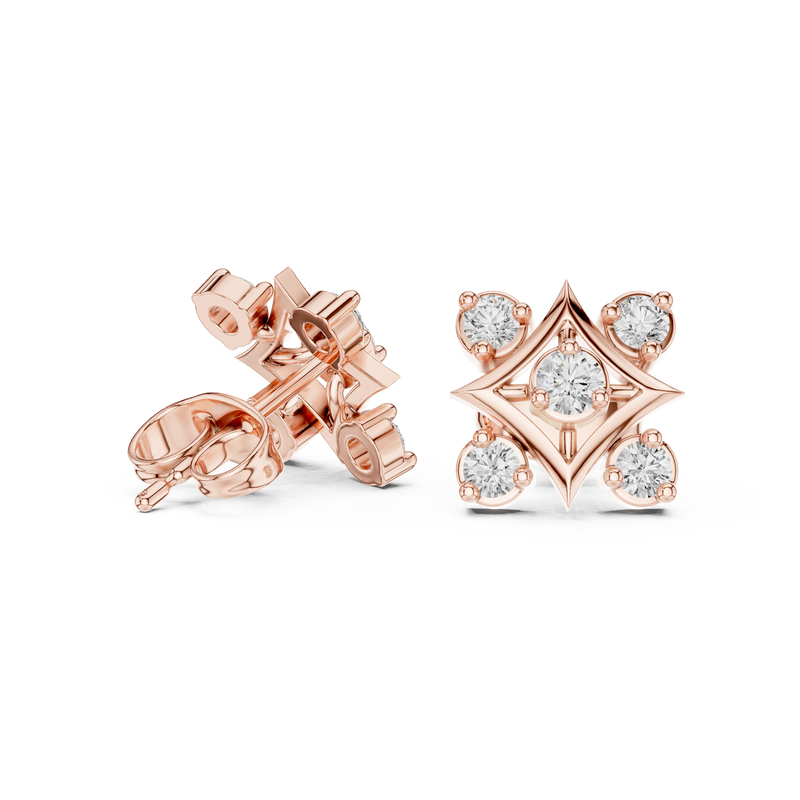 Earring 9#10012E - Rose Gold - Image