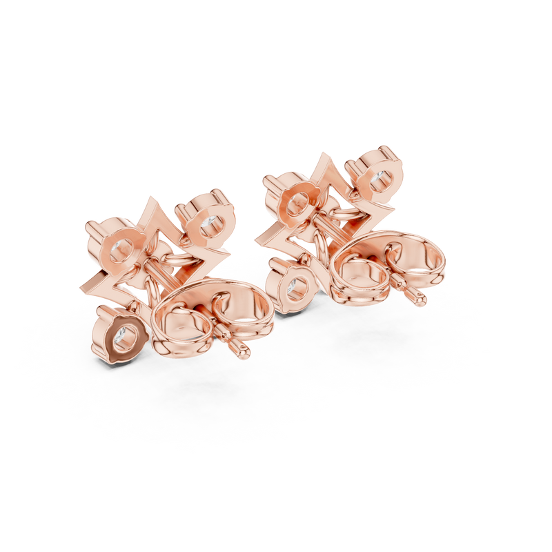 Earring 9#10012E - Rose Gold - Image