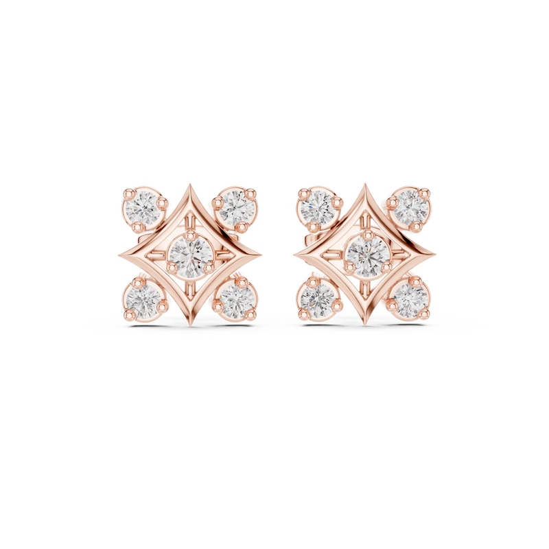 Earring 9#10012E - Rose Gold - Image
