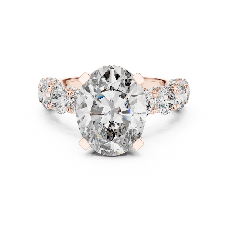 Ladies Ring 9#10012L_12@7 - Rose Gold - Image