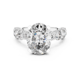Ladies Ring 9#10012L_12@7 - White Gold - Image