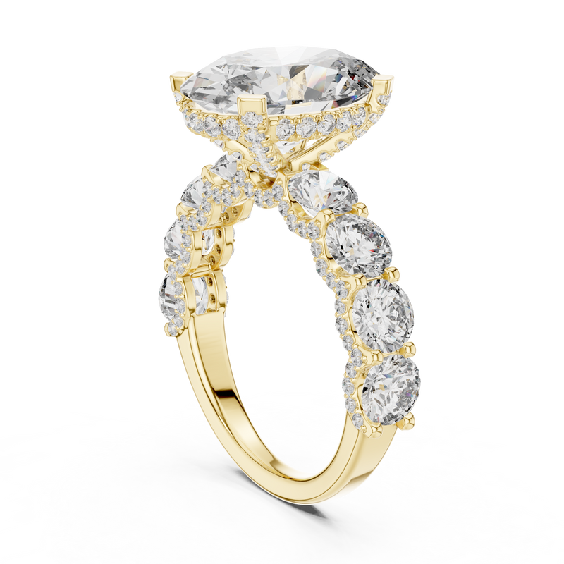 Ladies Ring 9#10012L_12@7 - Yellow Gold - Image