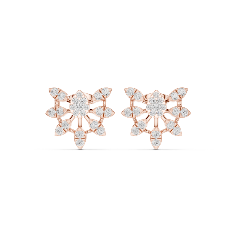 Earring 9#10012PE@7 - Rose Gold - Image