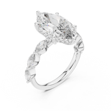 Ladies Ring 9#10013L_05 - White Gold - Image
