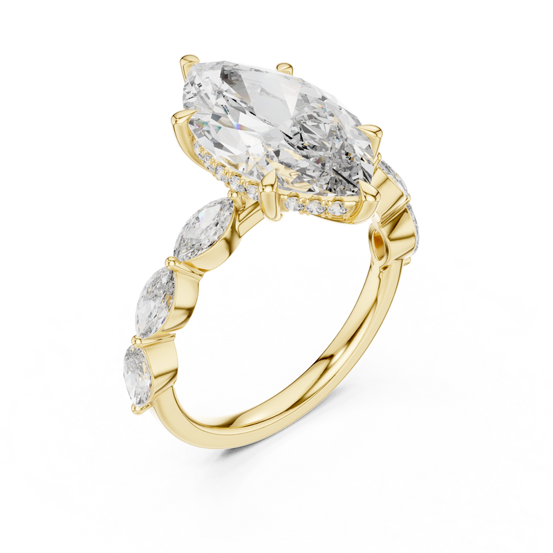 Ladies Ring 9#10013L_05 - Yellow Gold - Image