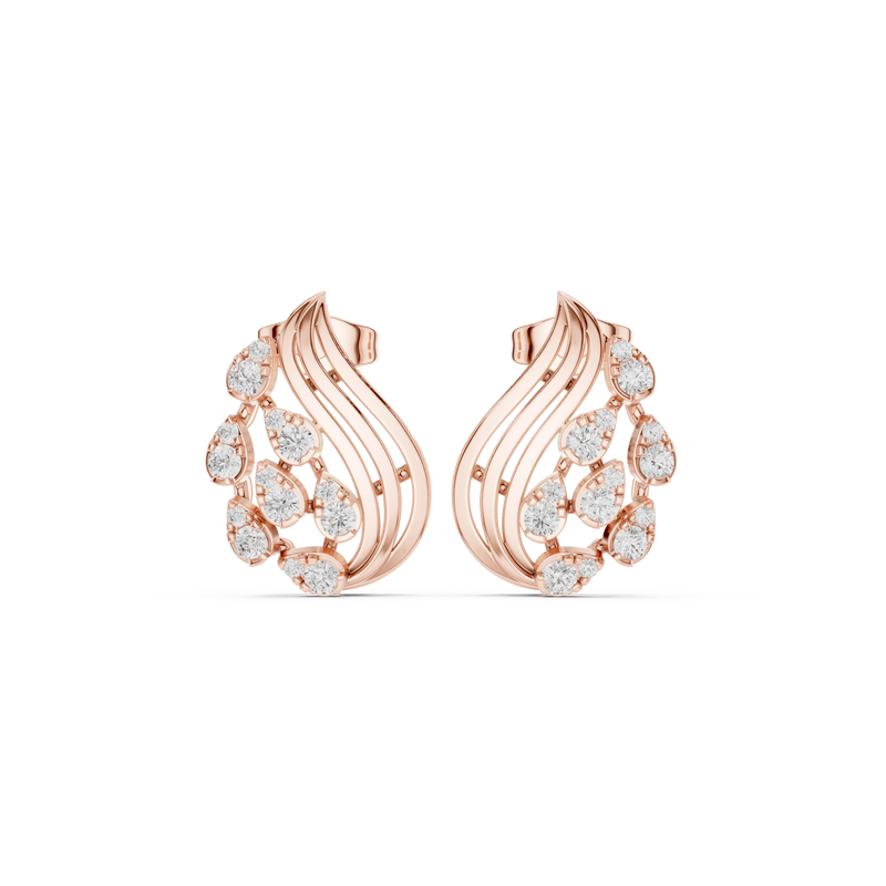 Earring 9#10013PE@7 - Rose Gold - Image