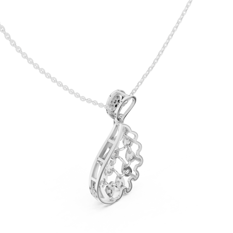 Pendant 9#10013P@7 - White Gold - Image