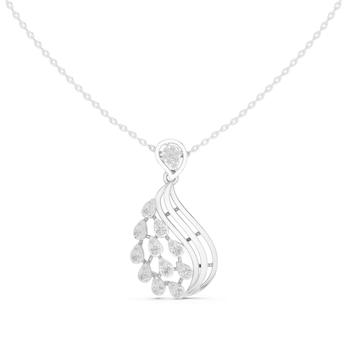 Pendant 9#10013P@7 - White Gold - Image