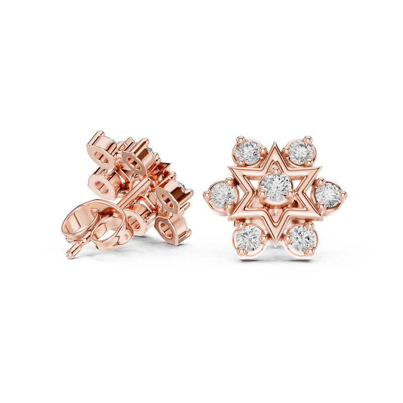 Earring 9#10014E@7 - Rose Gold - Image