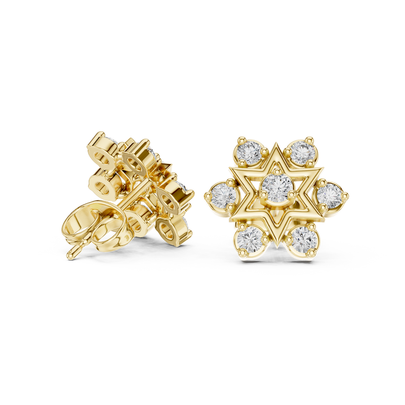 Earring 9#10014E@7 - Yellow Gold - Image
