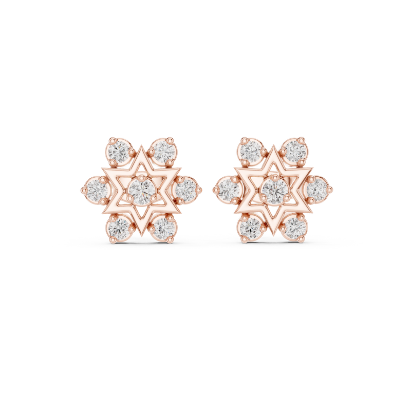 Earring 9#10014E@7 - Rose Gold - Image