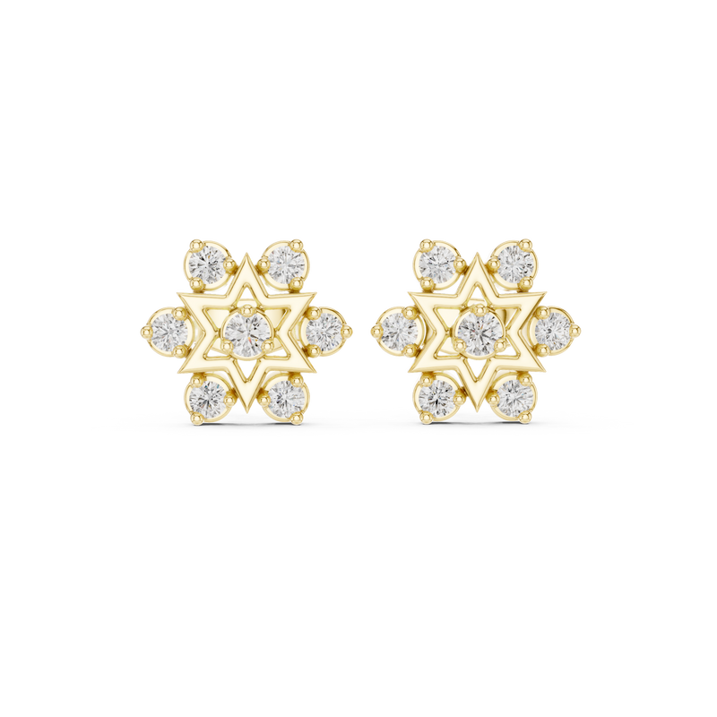Earring 9#10014E@7 - Yellow Gold - Image