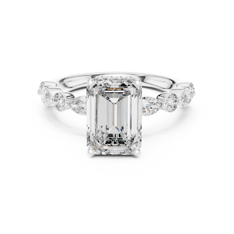 Ladies Ring 9#10014L_04 - White Gold - Image